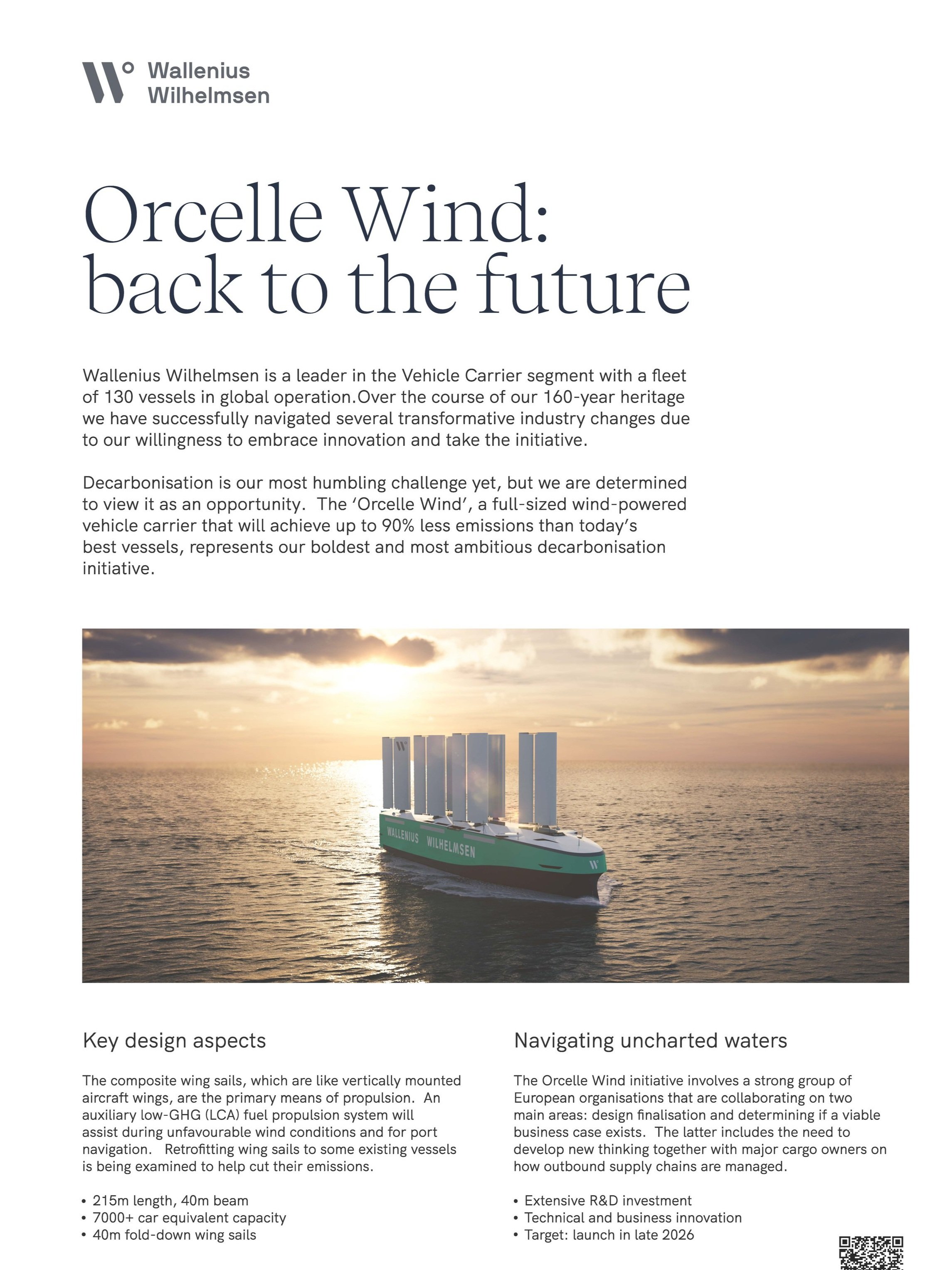 Orcelle Wind: back to the future